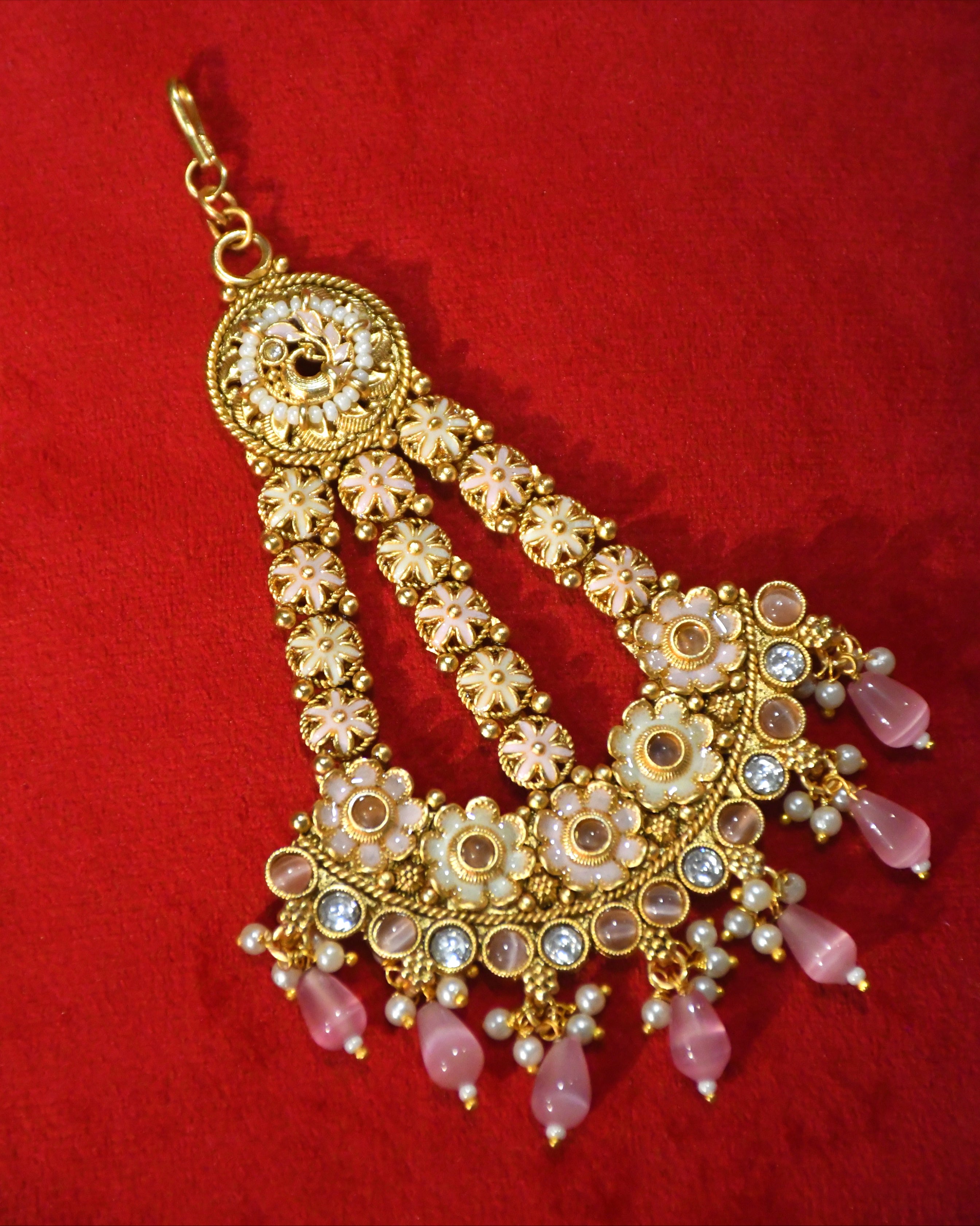 Gulnaar kundan pink Passa