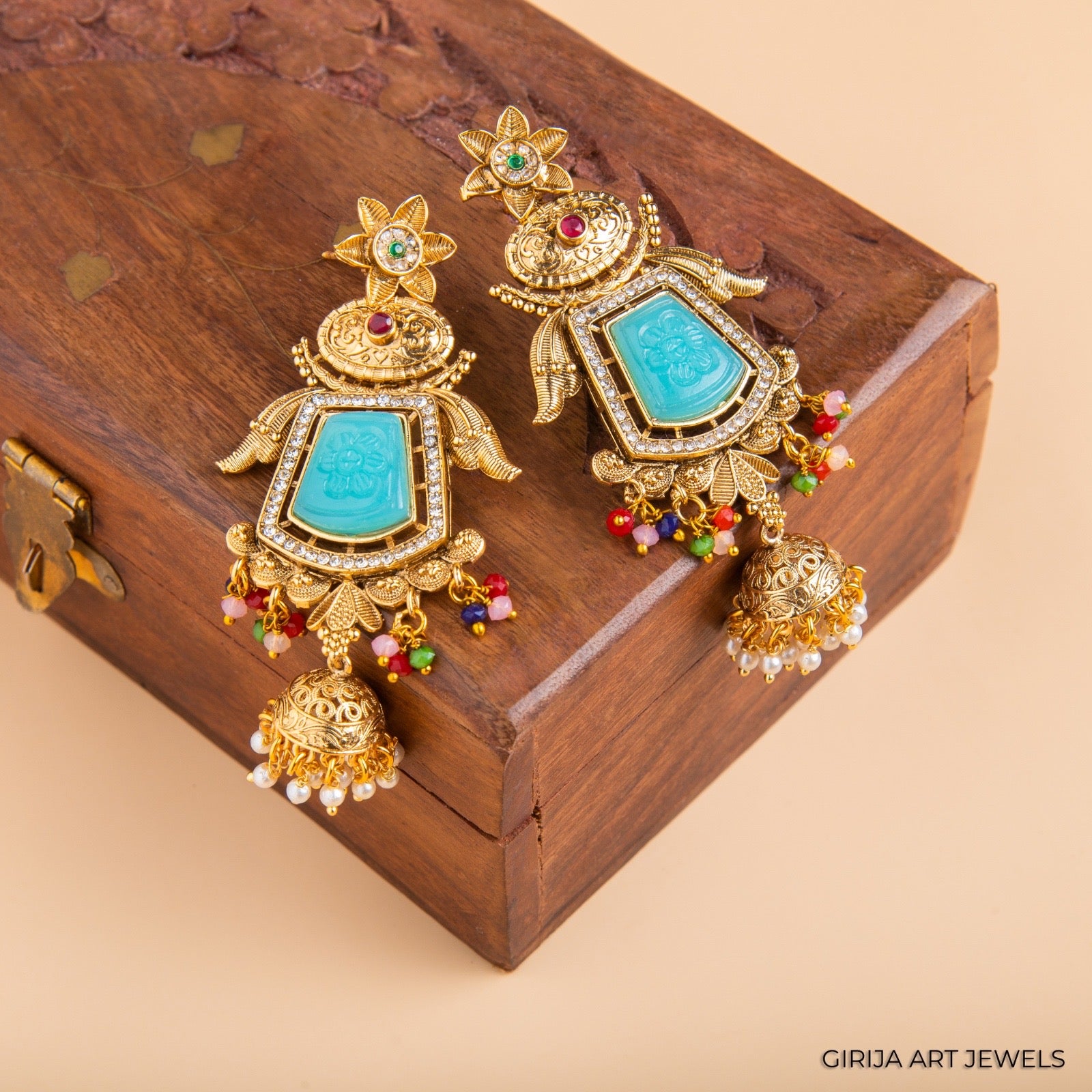 Firoza Mahal Earrings