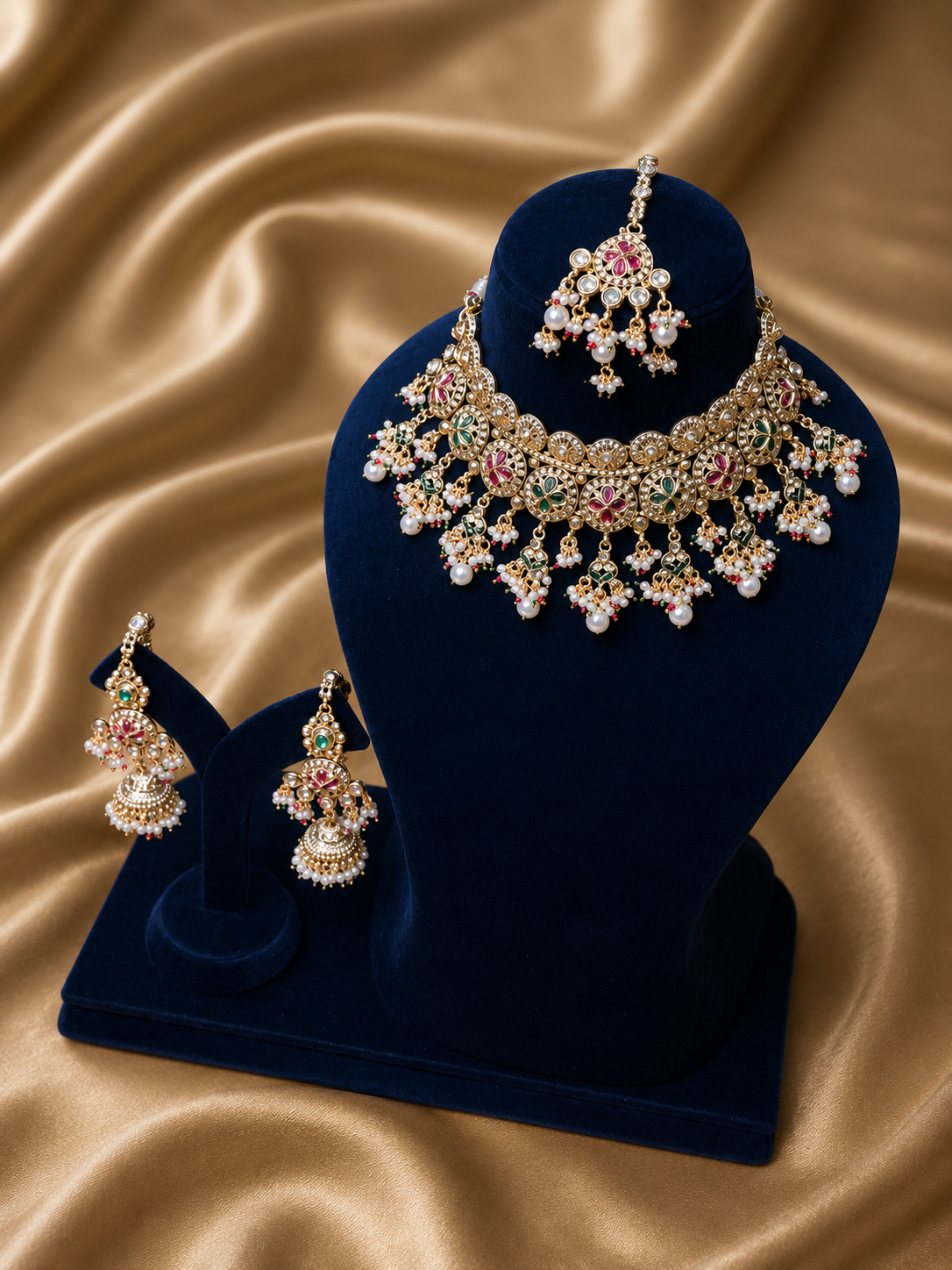 Sunheri brass set