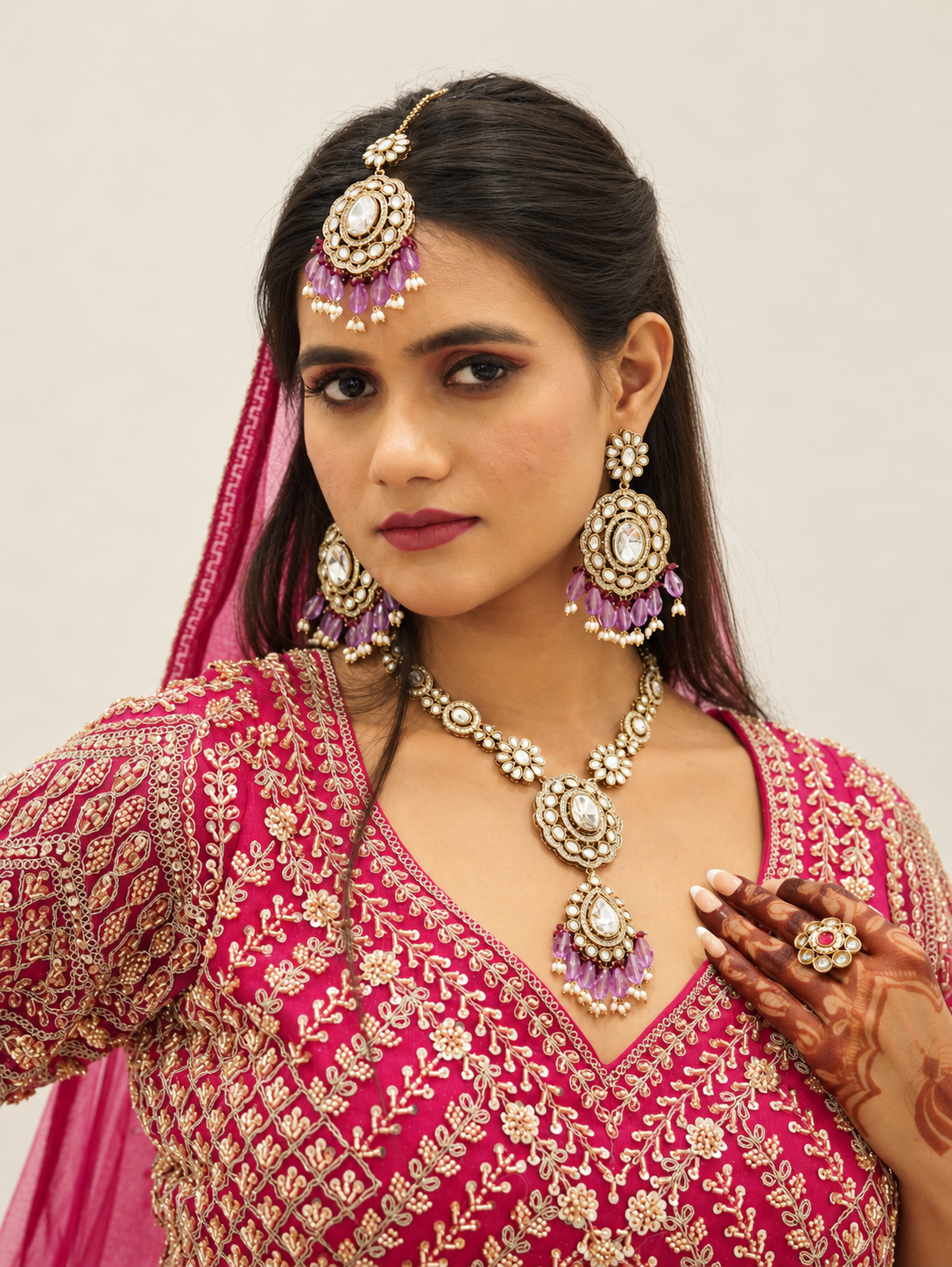 Chand Lilac Set