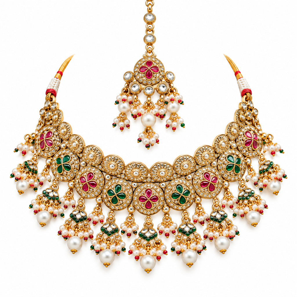 Sunheri brass set