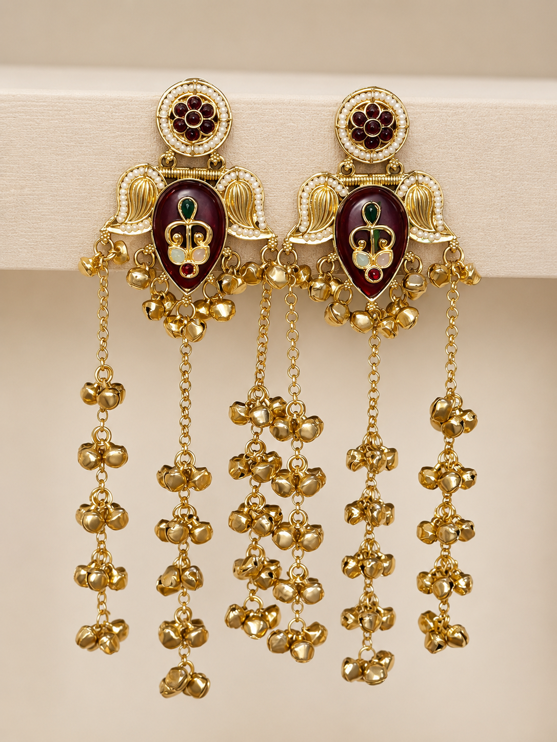 Rajsi Ruby Earrings