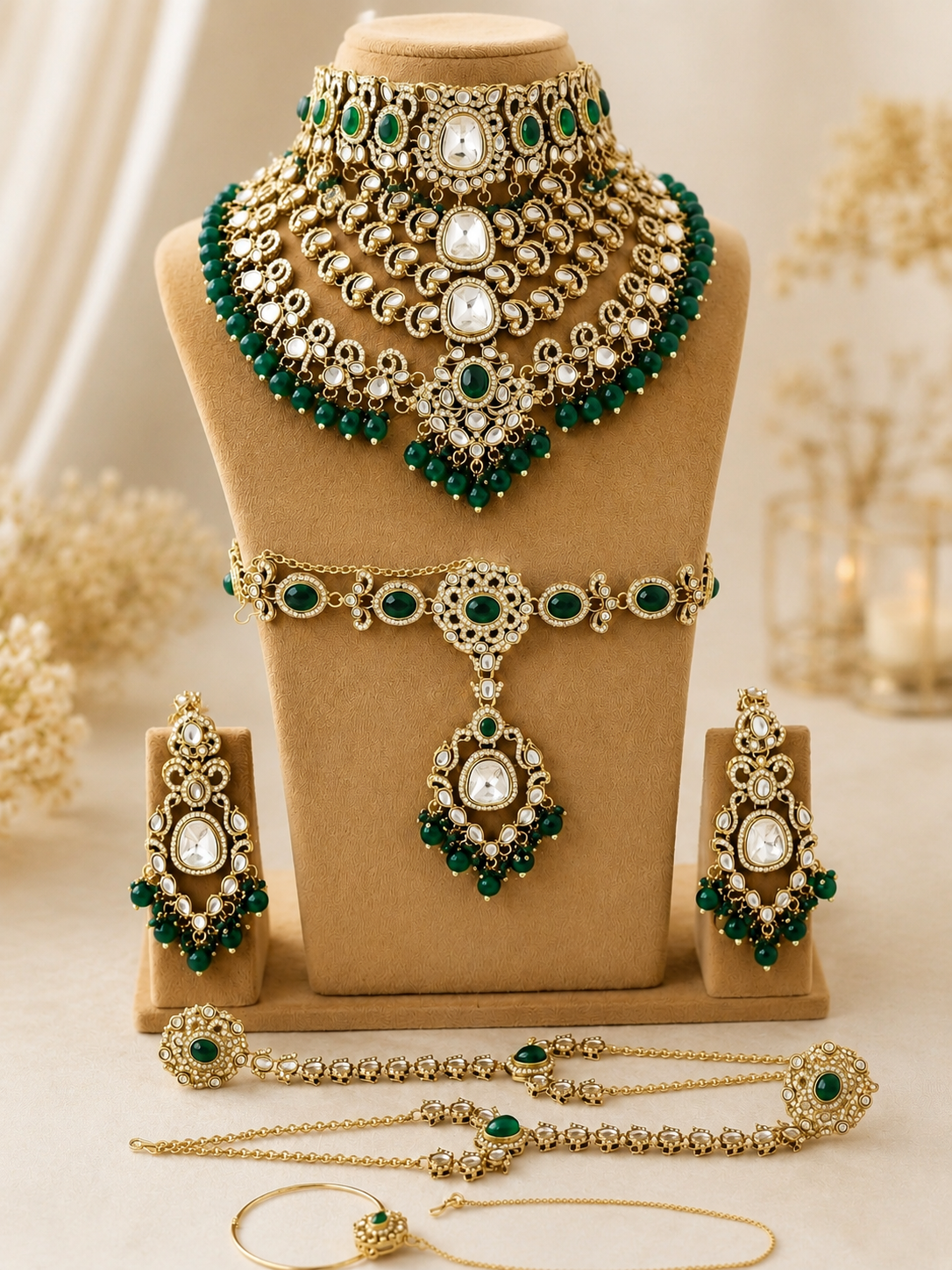 Maharani Emerald Bridal Collection